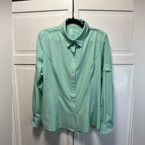 Reel Legends Performance Long Sleeve Button Down Fishing Shirt